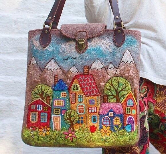 Войлочные сумки: идеи для вдохновенного творчества