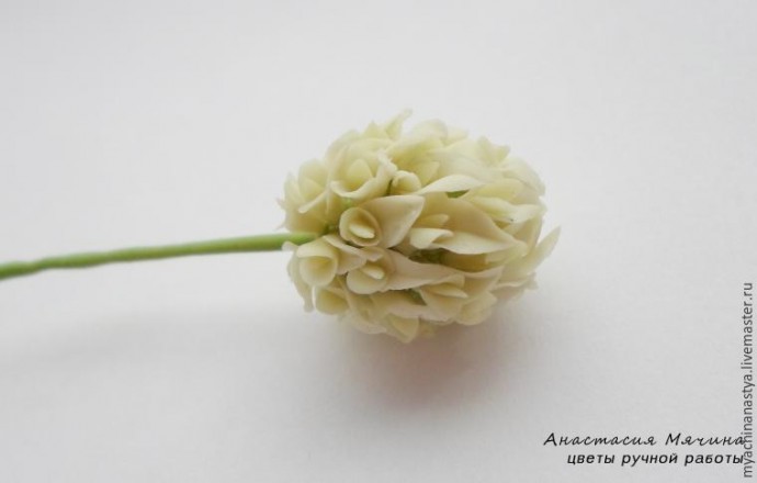 Лепка клевера из полимерной глины