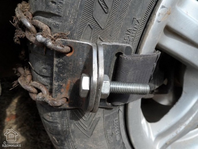 Самодельные цепи на колеса