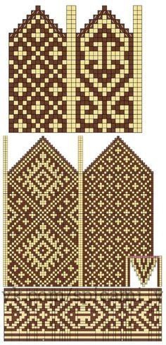 Схемы для восхитительных варежек