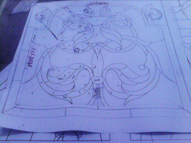 Витражный потолок своими руками