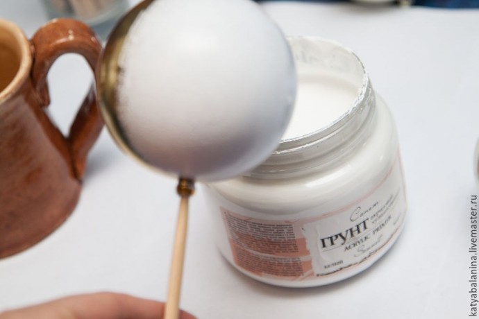 ​Мастер-класс: создаем Рождественский "Винтажный ёлочный шар"