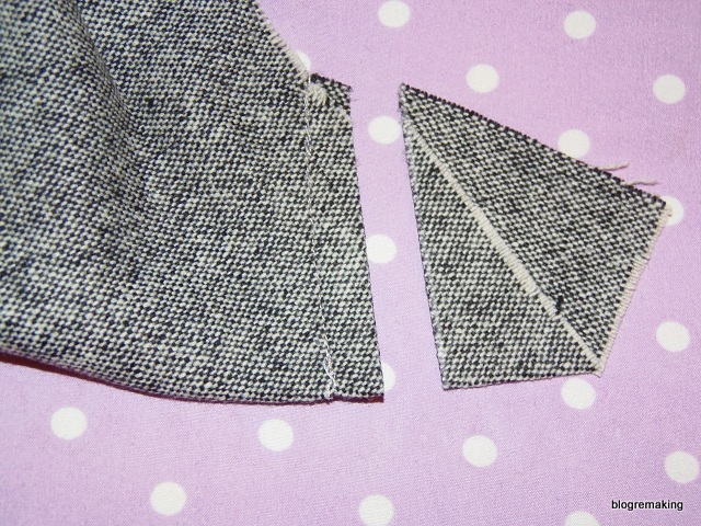 Технология обработки шлицы в изделиях с подкладкой