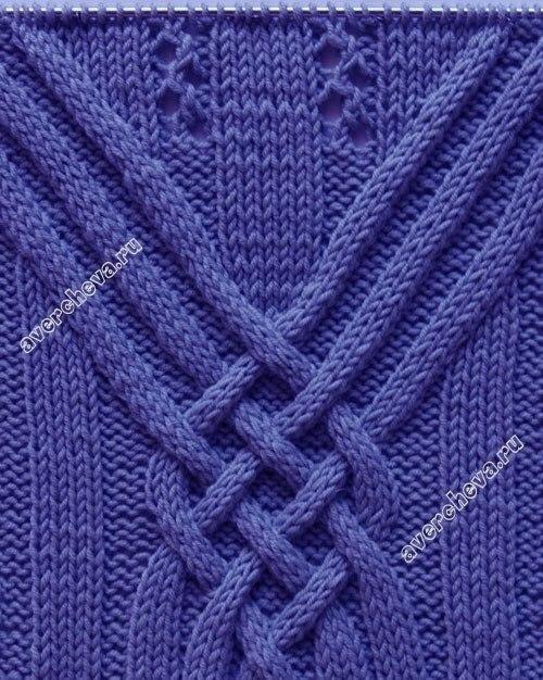 Замечательные геометричные араны для пуловера
