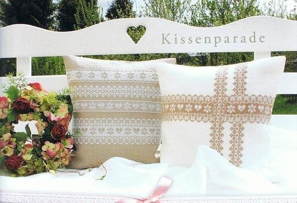 Схема для вышивки на подушке