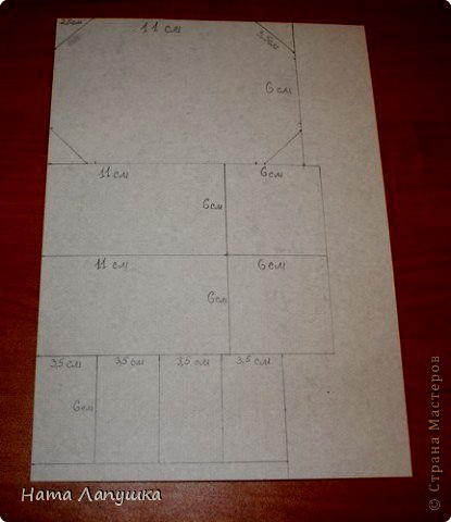 Шкатулка из шпажек "Розовое настроение"