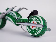 Мототранспорт из жестяных крышек: подборка идей