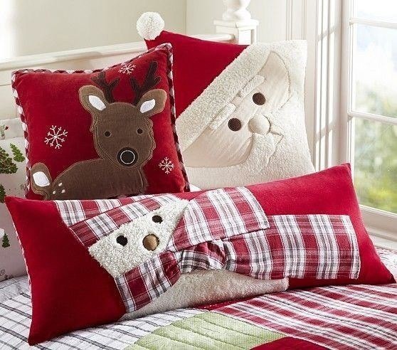 Декоративные новогодние подушки: идеи для вдохновенного творчества