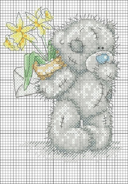 Схемы для вышивки "Мишки Тедди"