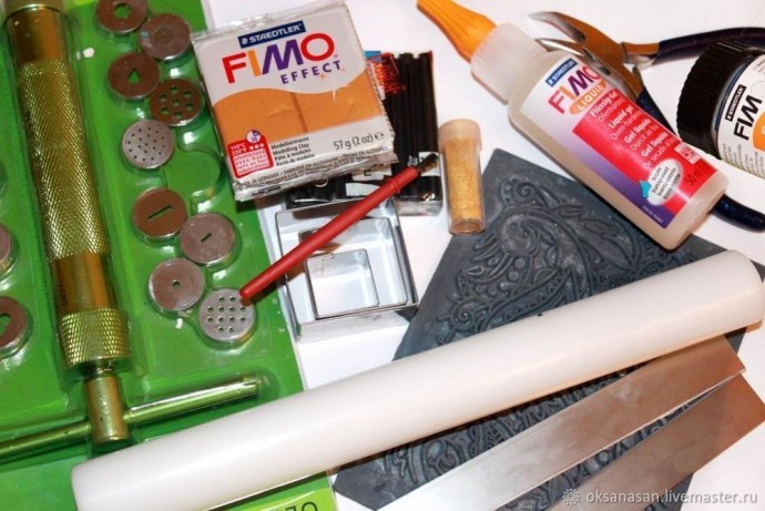 Комплект украшений в технике Мика Шифт