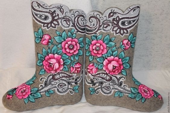 Расписные валенки