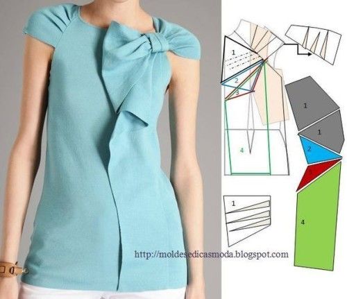 Красивые блузки: моделирование