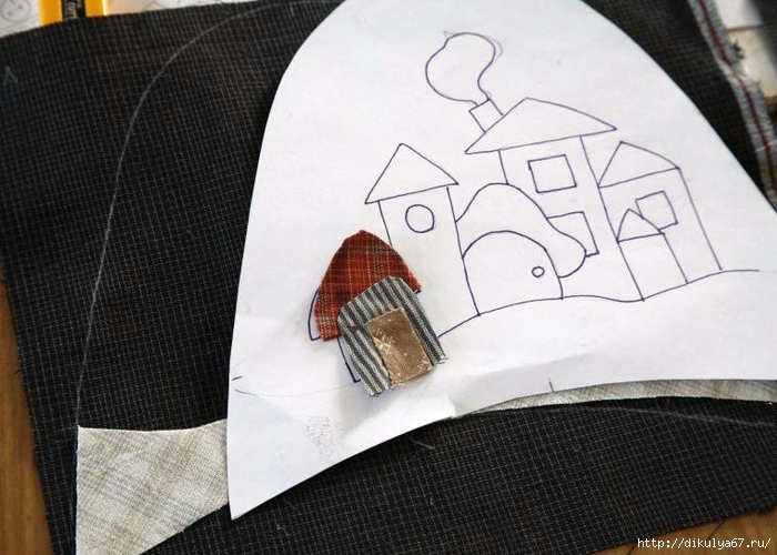 Шьём домашние тапочки с аппликацией