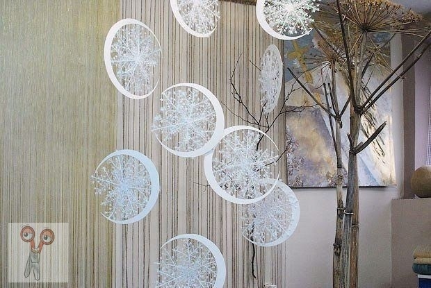 ​Снежинки для украшения интерьера