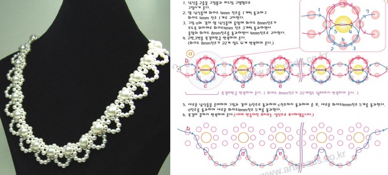 Удивительной красоты ожерелья из бисера