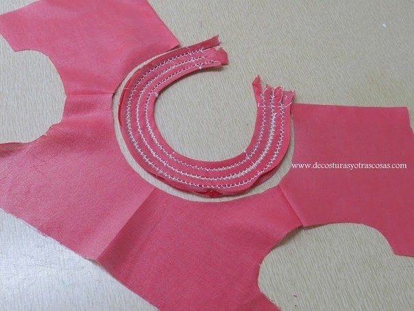 Красивая обработка горловины