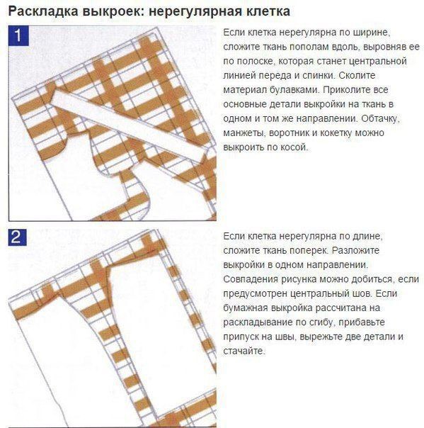Особенности работы с клетчатыми тканями
