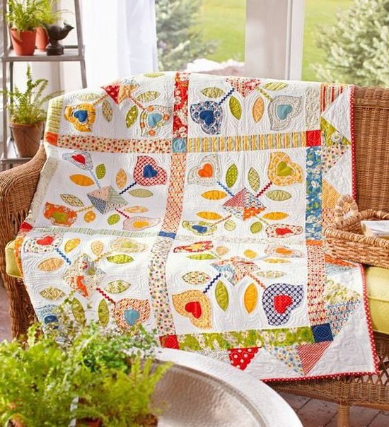 Пэчворк с сердечками