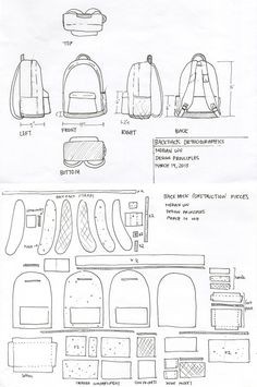 Рюкзачки из джинсов