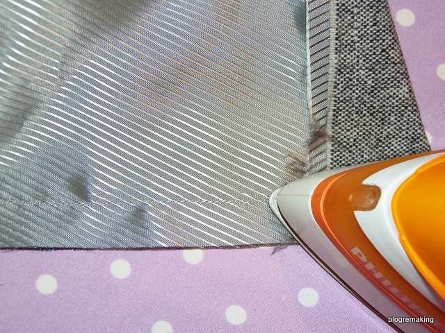 Технология обработки шлицы в изделиях с подкладкой