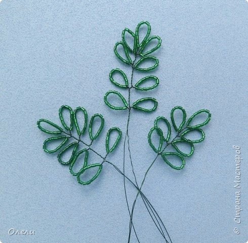 ​Букет ромашек из бисера