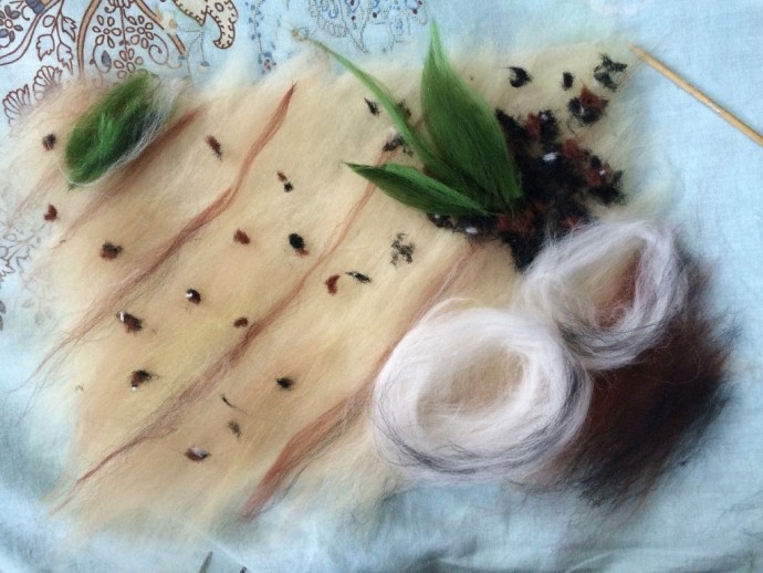 ​Чашки с кофе: шерстяная акварель