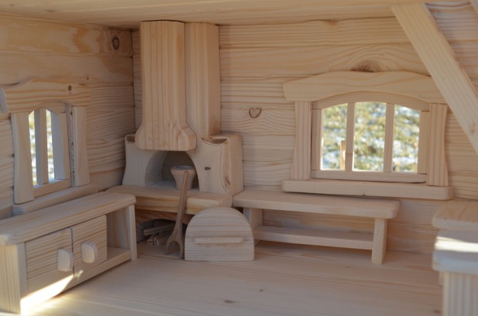 ​Деревянные домики в мини размере