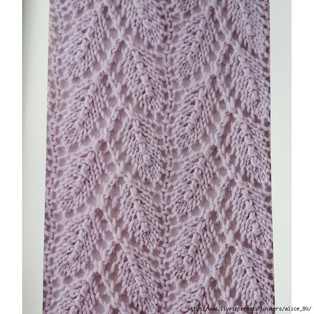 Самые красивые узоры на спицах