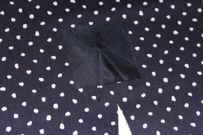 Цельнокроеный рукав с ластовицей