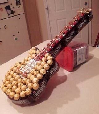 ​Сладкий подарок в виде гитары