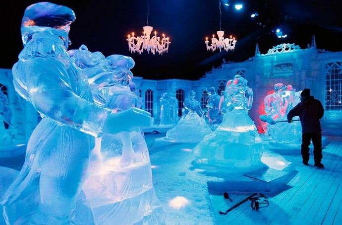 Удивительные скульптуры изо льда
