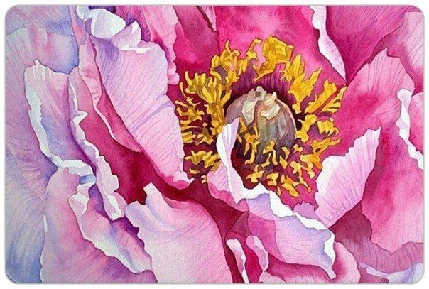 Акварельные цветы, наполненные солнечным светом