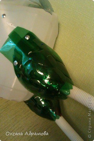 Петушок ​из пластиковых бутылок