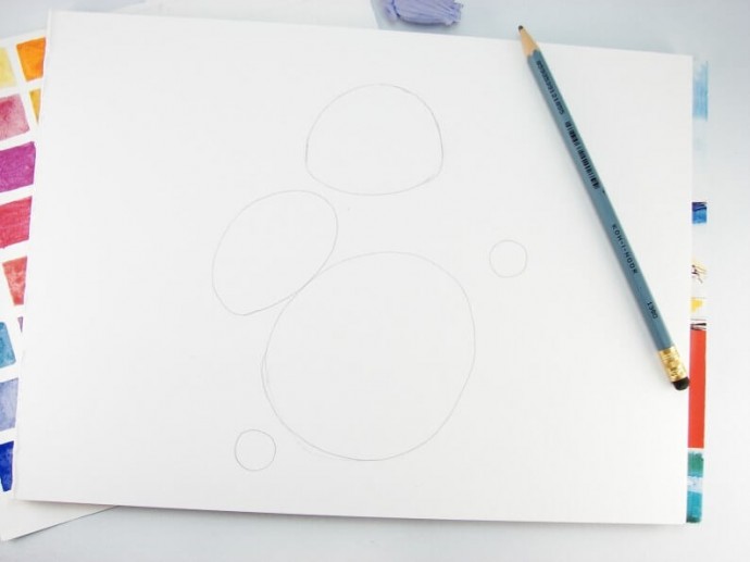 Рисуем пионы акварелью