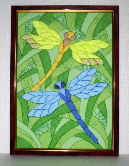 Картины в технике пэчворк: животный мир