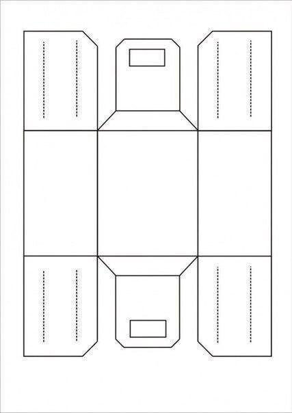 Складная коробка из фетра