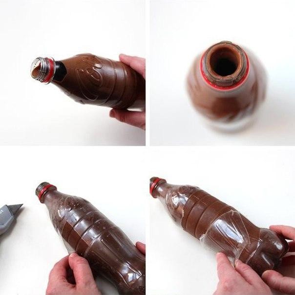 Шоколадная бутылка колы с сюрпризом