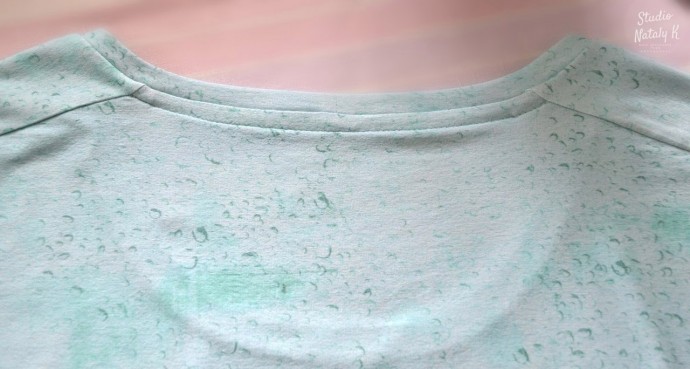 Обработка горловины на трикотаже