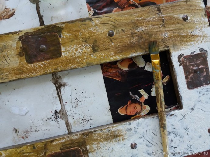 Декорирование рамы для левкаса