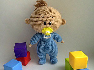 ​Вяжем пупса крючком: мастер-класс