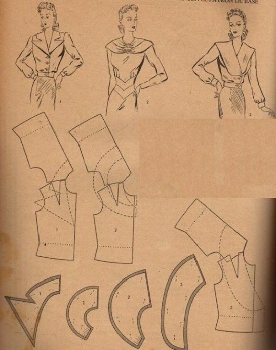 ​Интересные варианты верха блузок