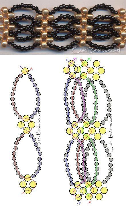 Красивые элементы для плетения браслетов и ожерелий