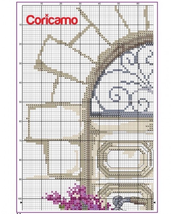 Вышивка крестом: велосипед