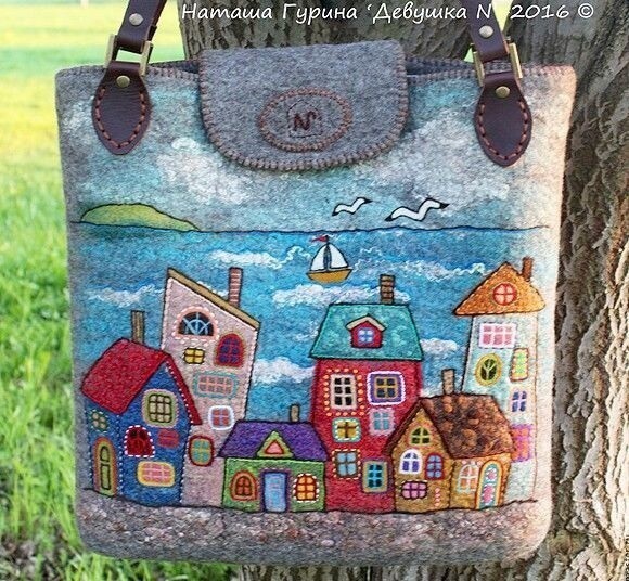 Войлочные сумки: идеи для вдохновенного творчества