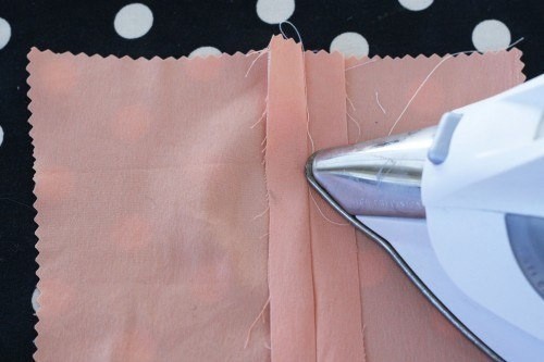 Обработка припусков швов косой бейкой