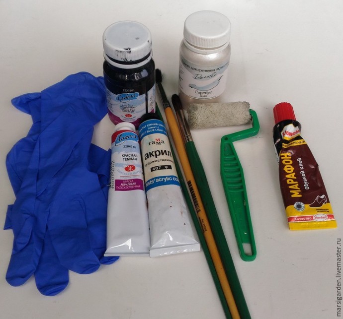 Декорирование сумки с объемным гибюким орнаментом