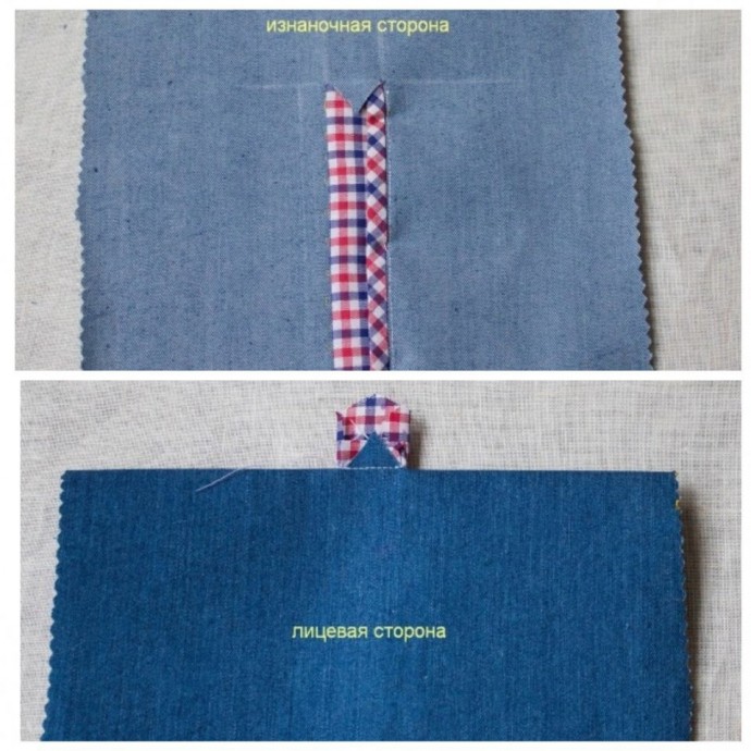 ​Планка рукава: обработка застежки двумя обтачками