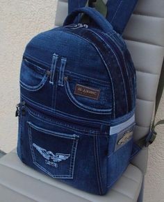 Рюкзачки из джинсов