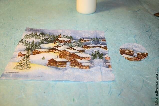 Быстрый декупаж свеч