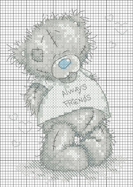 Схемы для вышивки "Мишки Тедди"